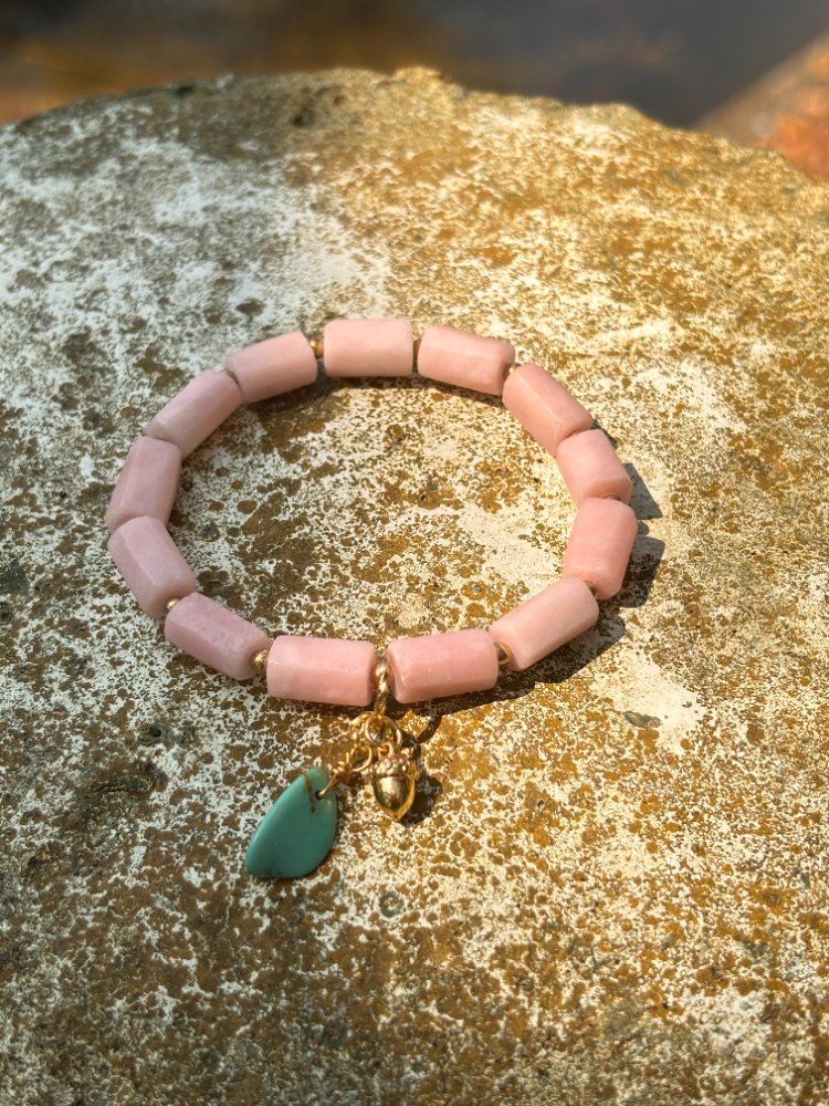 Pink Opal Stretch Bracelet